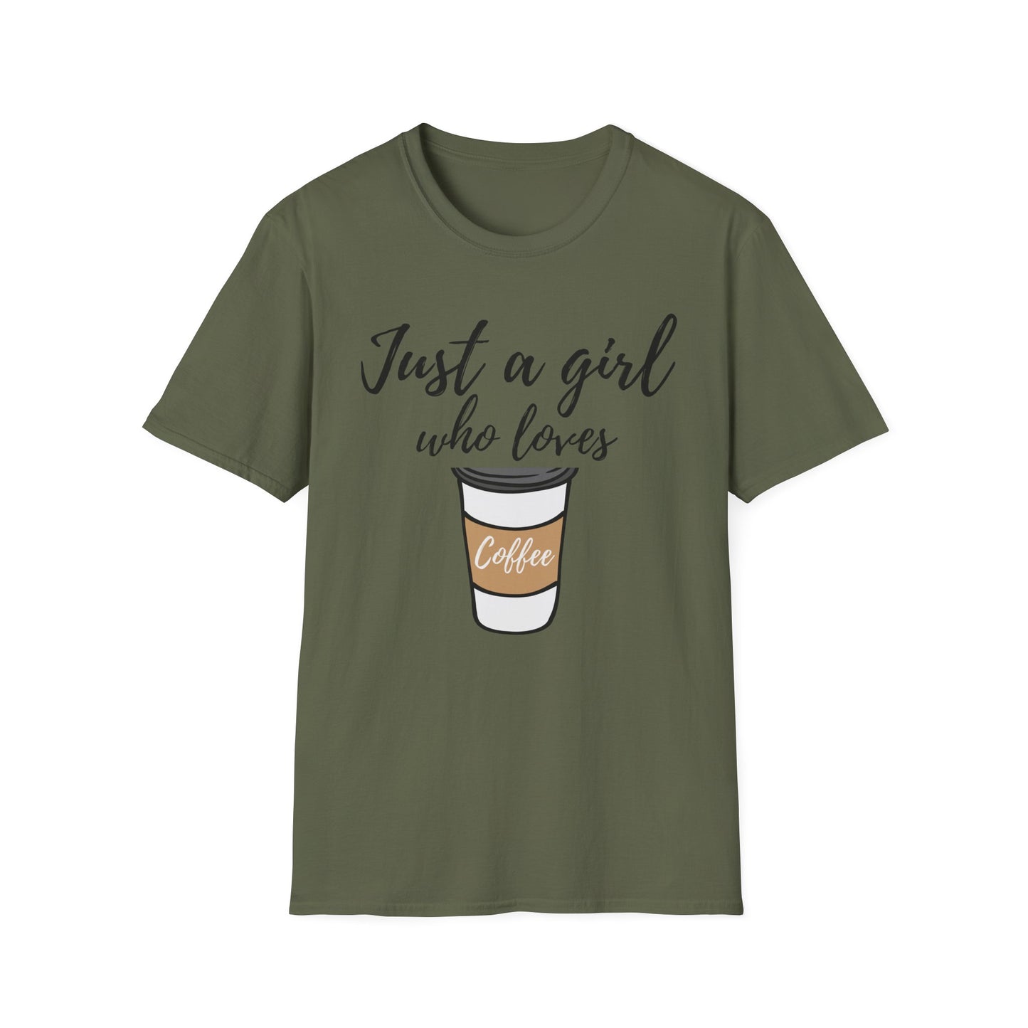 Just a Girl Who Loves Coffee T-Shirt - 2025 Fall Collection