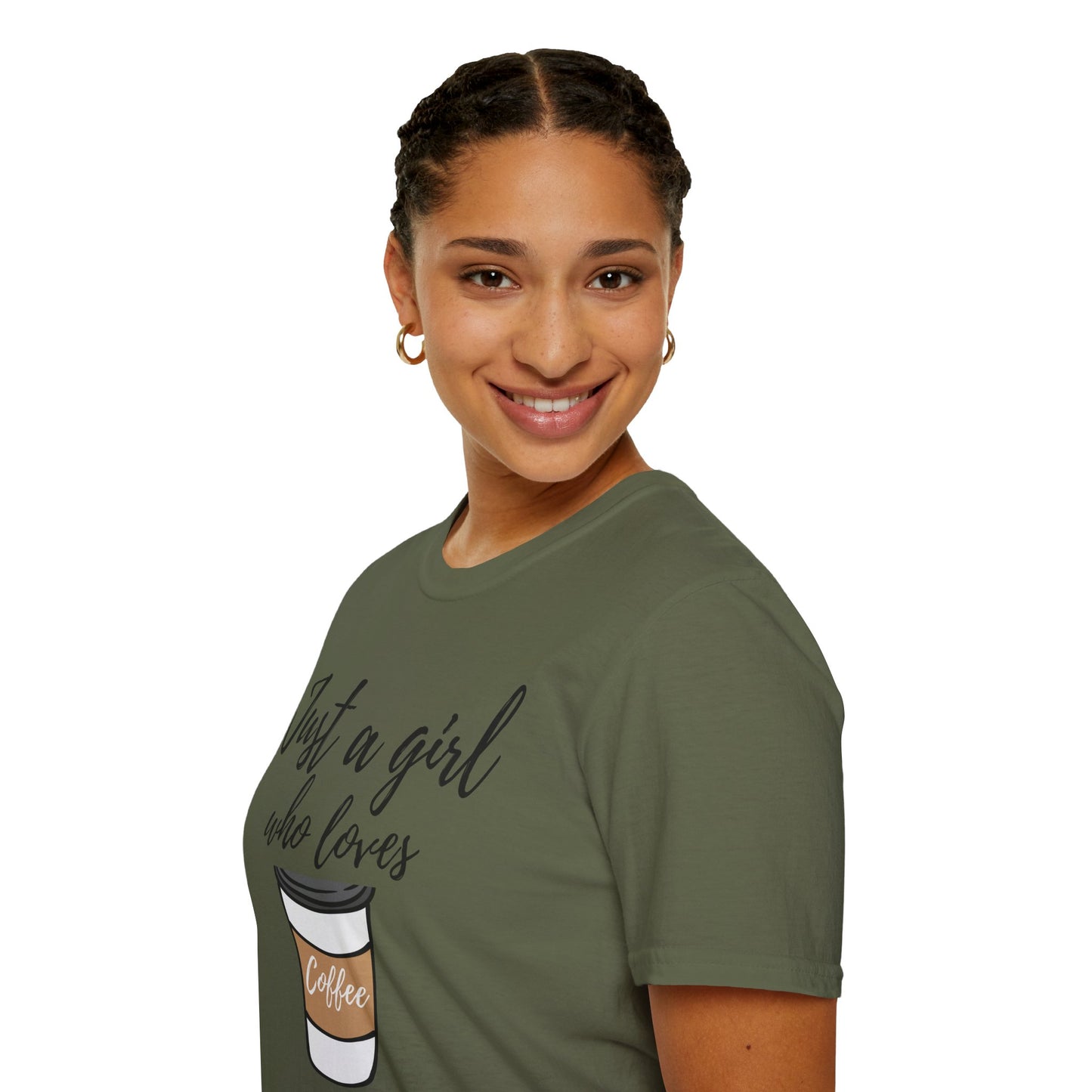 Just a Girl Who Loves Coffee T-Shirt - 2025 Fall Collection