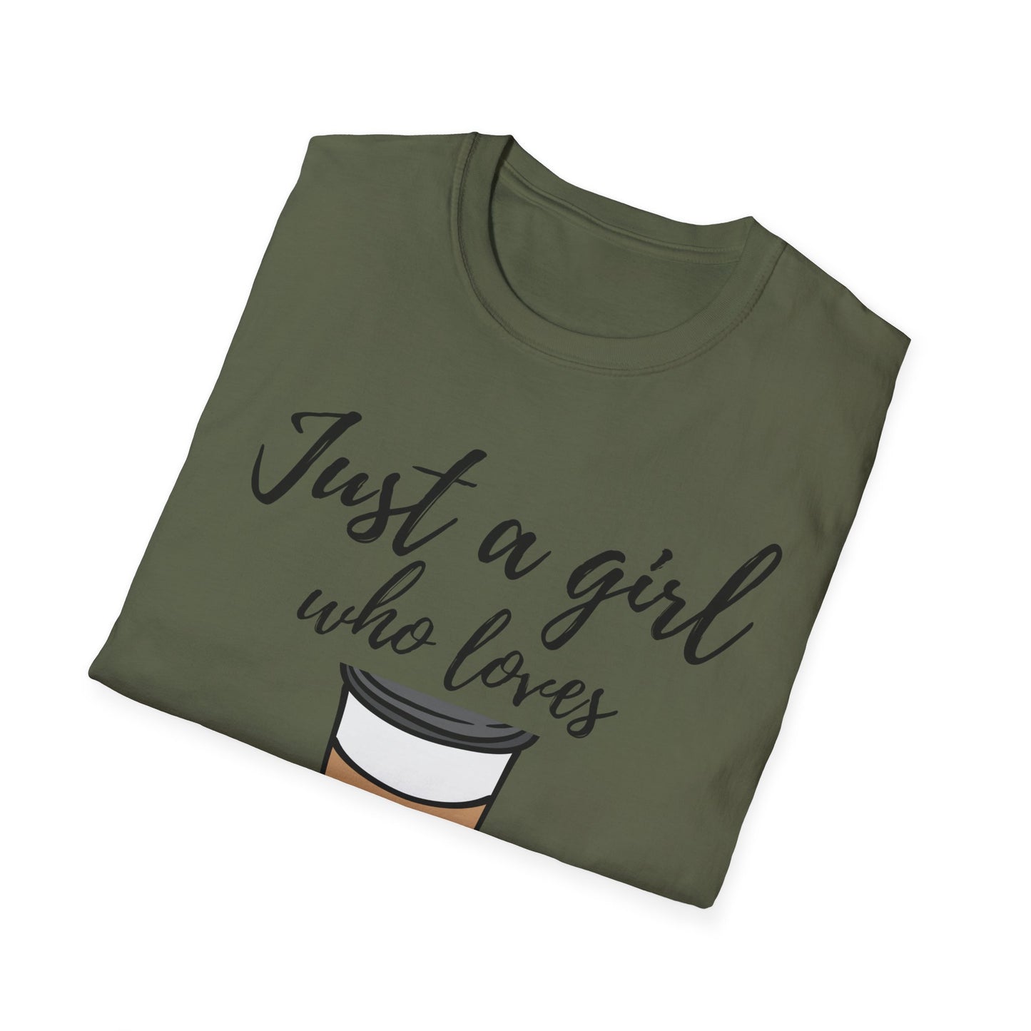 Just a Girl Who Loves Coffee T-Shirt - 2025 Fall Collection