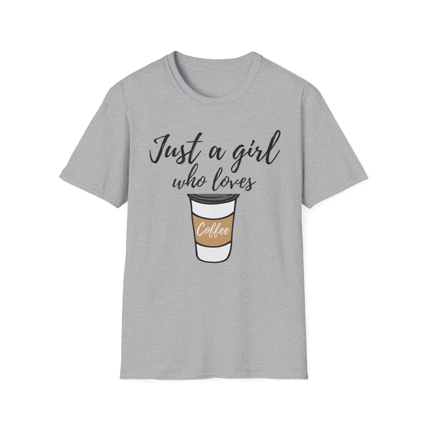 Just a Girl Who Loves Coffee T-Shirt - 2025 Fall Collection