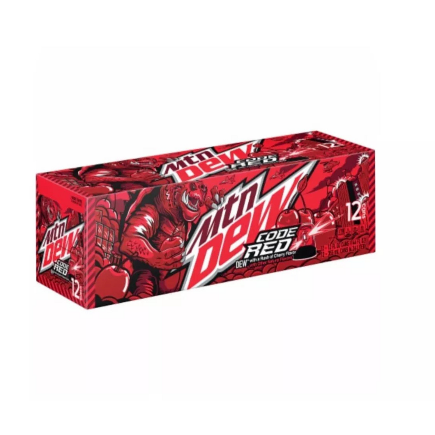 Mountain Dew® Code Red Soda - (1) 12-Pack