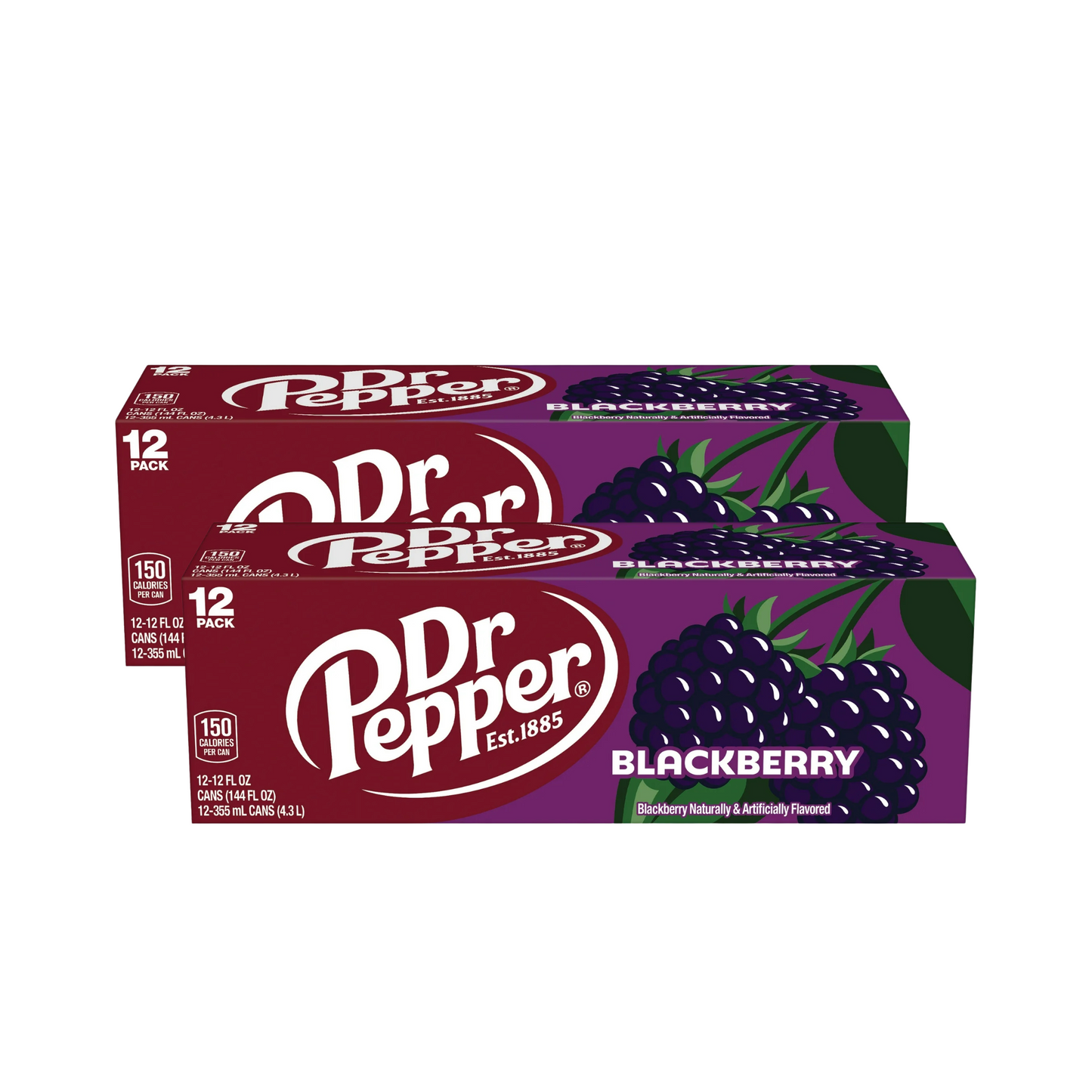 Dr Pepper® Blackberry Soda - 24 Cans (2) 12-Packs
