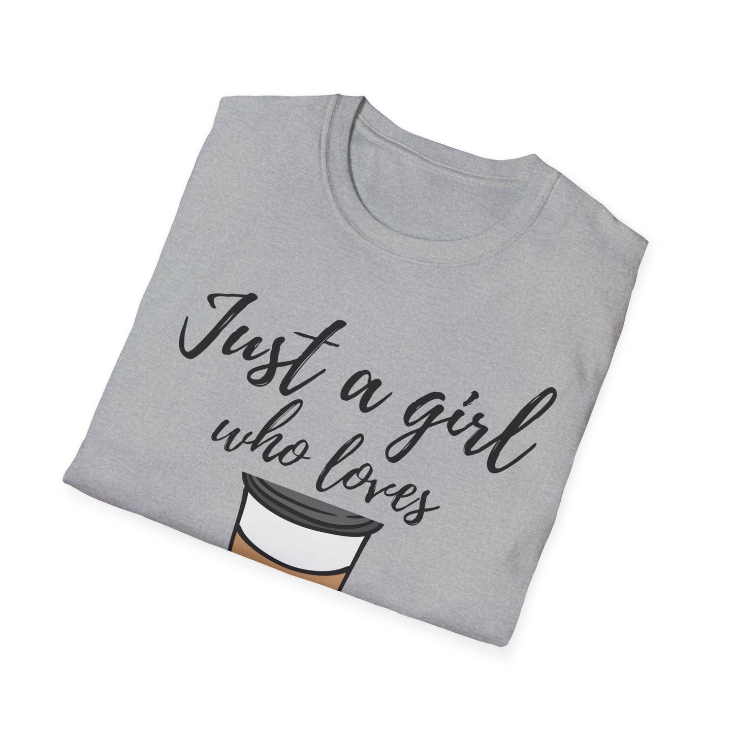 Just a Girl Who Loves Coffee T-Shirt - 2025 Fall Collection