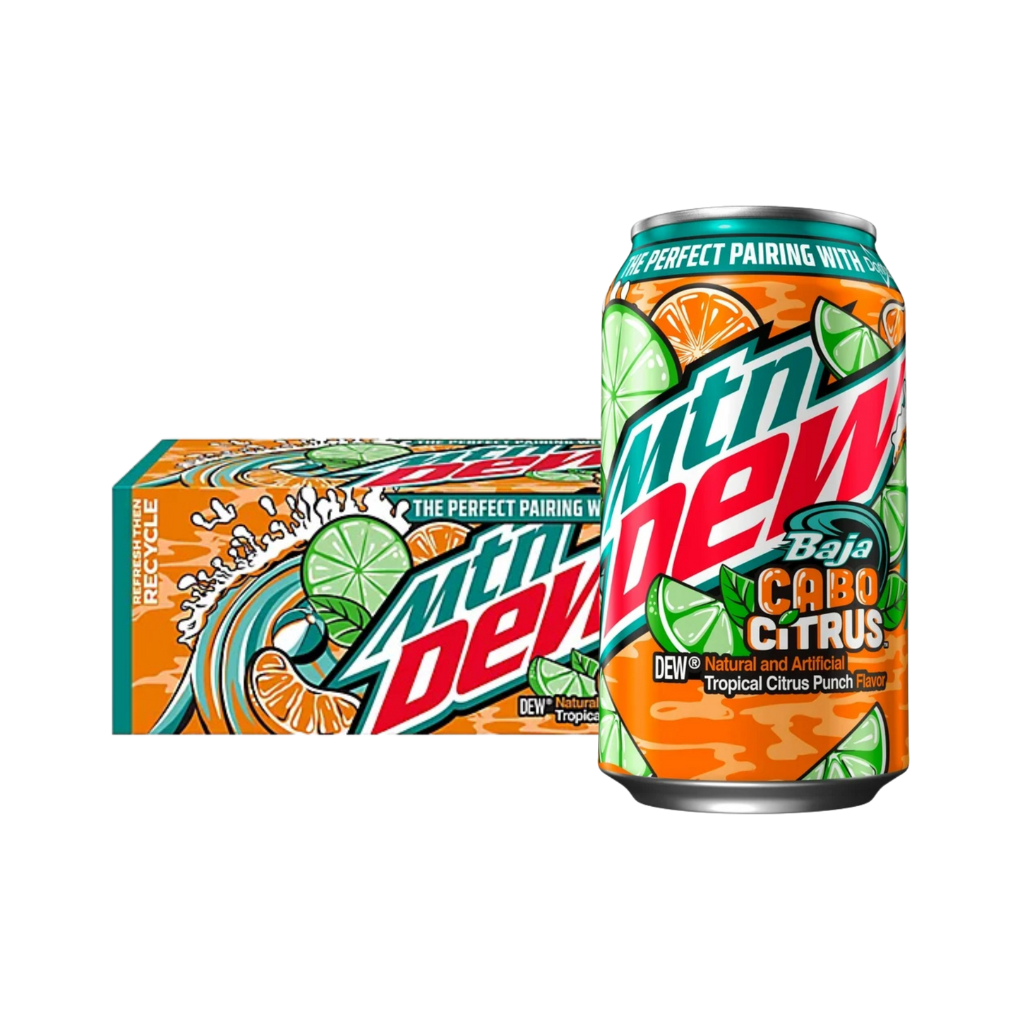 Mountain Dew® Baja Cabo Citrus Soda - 12-Pack Cans
