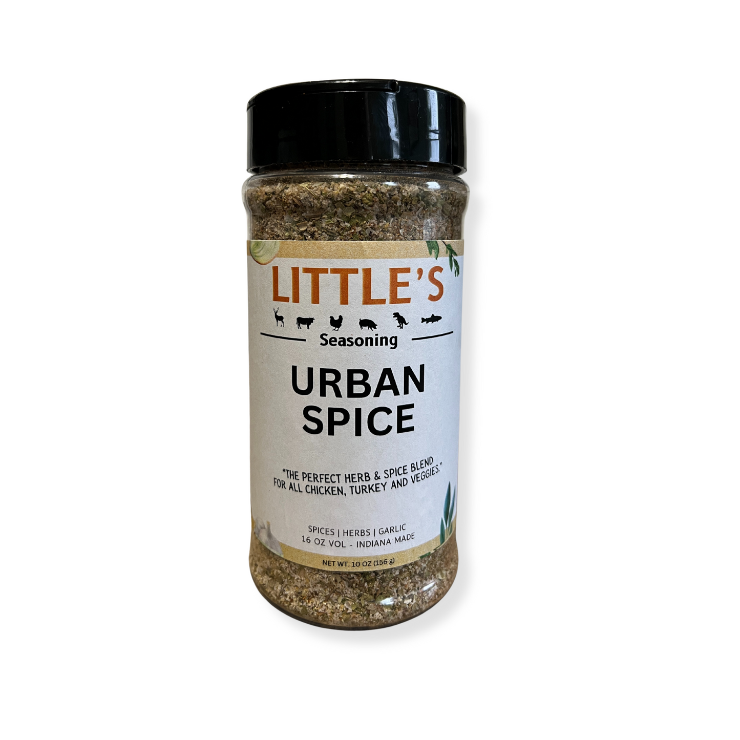 Little's Urban Spice Seasoning, 10 OZ Big Bottle