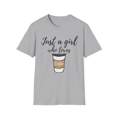 Just a Girl Who Loves Coffee T-Shirt - 2025 Fall Collection
