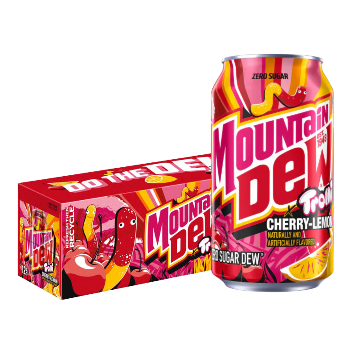 Mountain Dew® Trolli Zero Sugar Soda - 12-Pack Cans