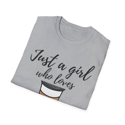 Just a Girl Who Loves Coffee T-Shirt - 2025 Fall Collection