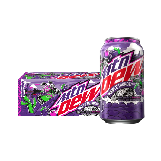 Mountain Dew® Purple Thunder Soda - 12-Pack Cans