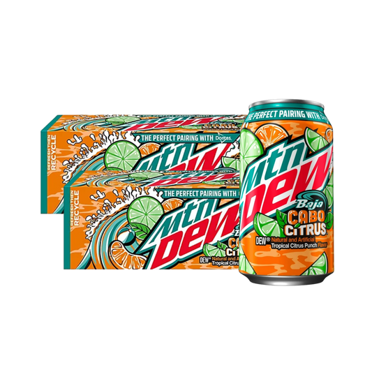 Mountain Dew® Baja Cabo Citrus Soda - (2) 12-Packs - (24 Cans)