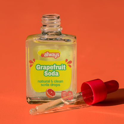Grapefruit Soda Drops