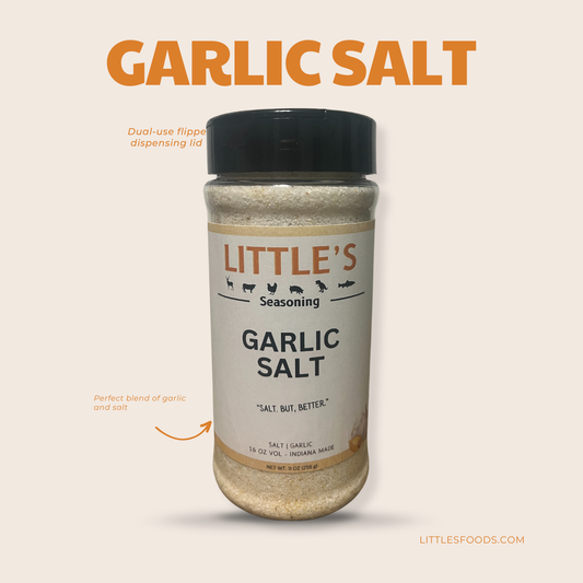 Little's Garlic Salt Seasoning, 9 OZ Big Bottle