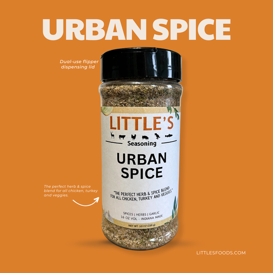 Little's Urban Spice Seasoning, 10 OZ Big Bottle