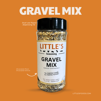 Little's Gravel Mix Seasoning, 11 OZ Big Bottle