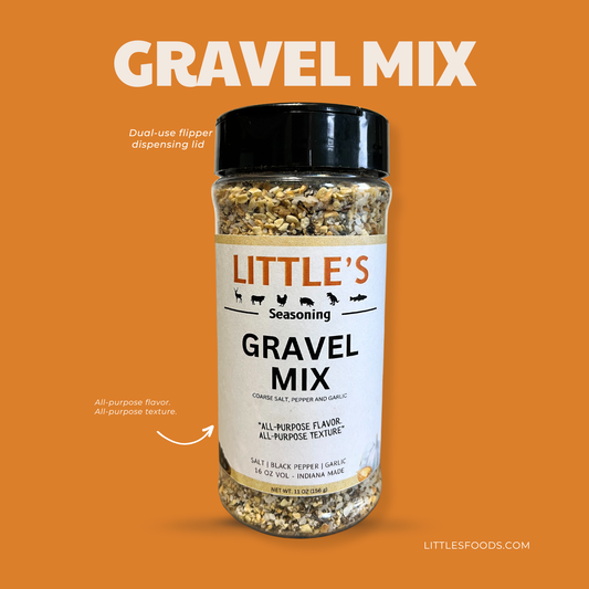 Little's Gravel Mix Seasoning, 11 OZ Big Bottle
