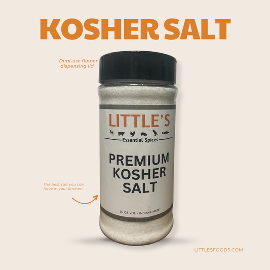 Little's Premium Kosher Salt, 8.6 OZ Big Bottle