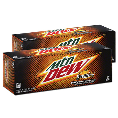 Mountain Dew® Live Wire Soda - (2) 12-Packs - (24 Cans)