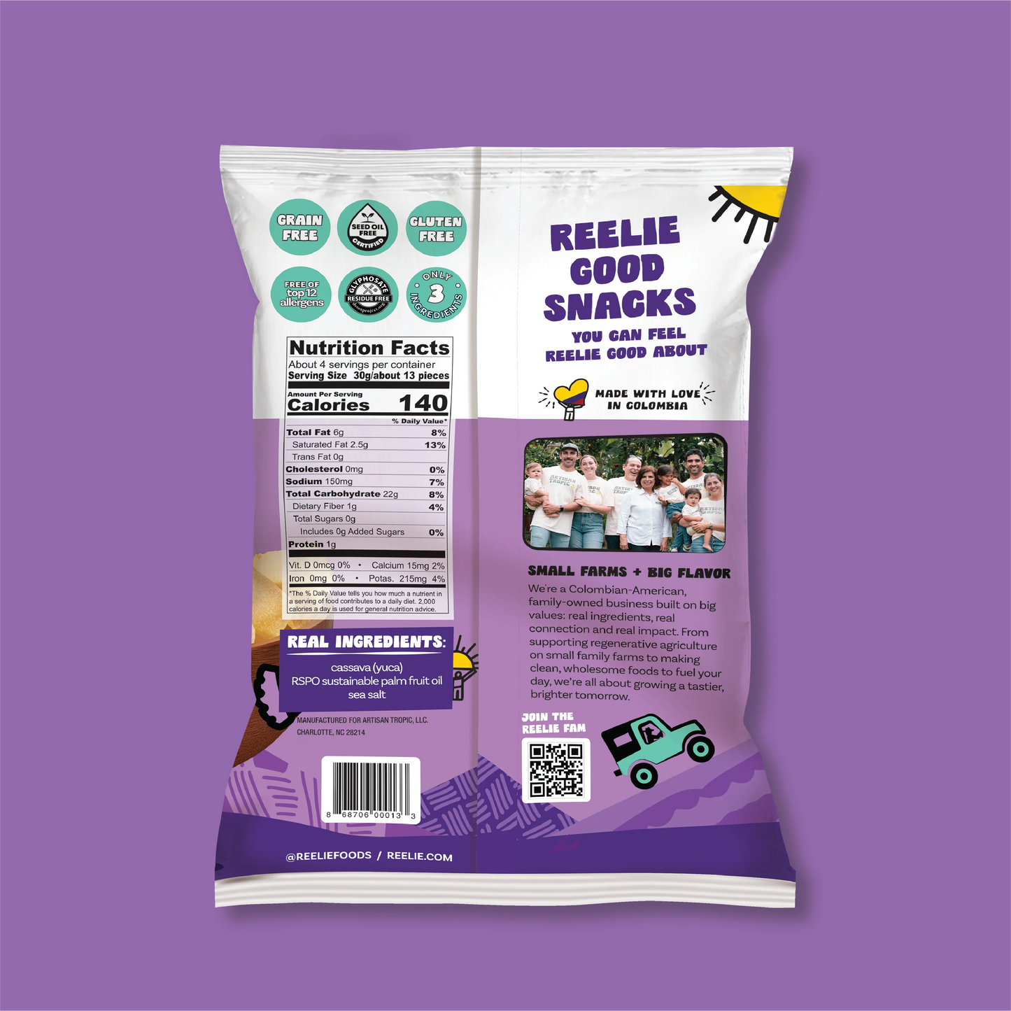 Sea Salt Cassava Chips