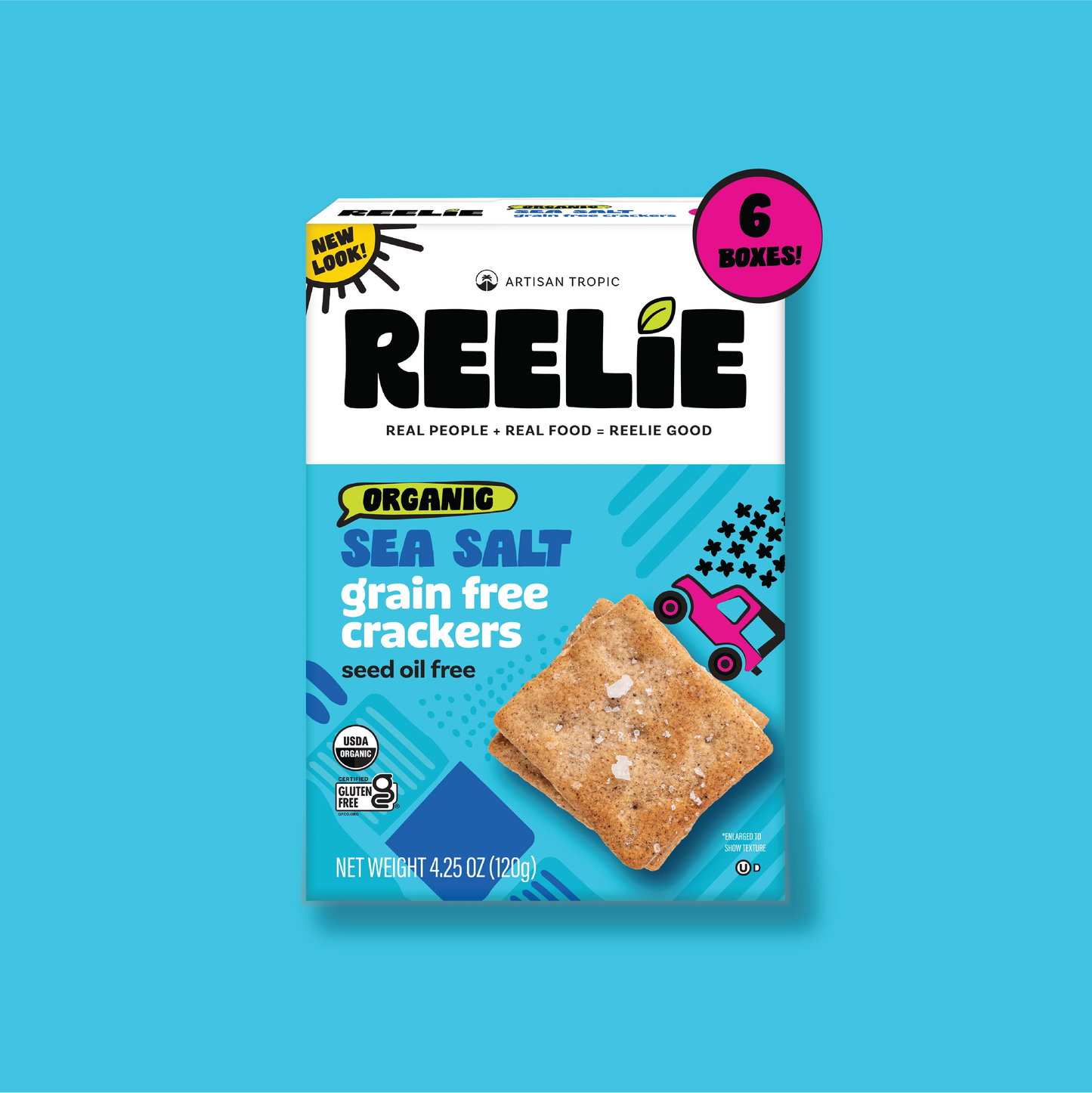 Sea Salt Grain-Free Crackers [6-Pack]