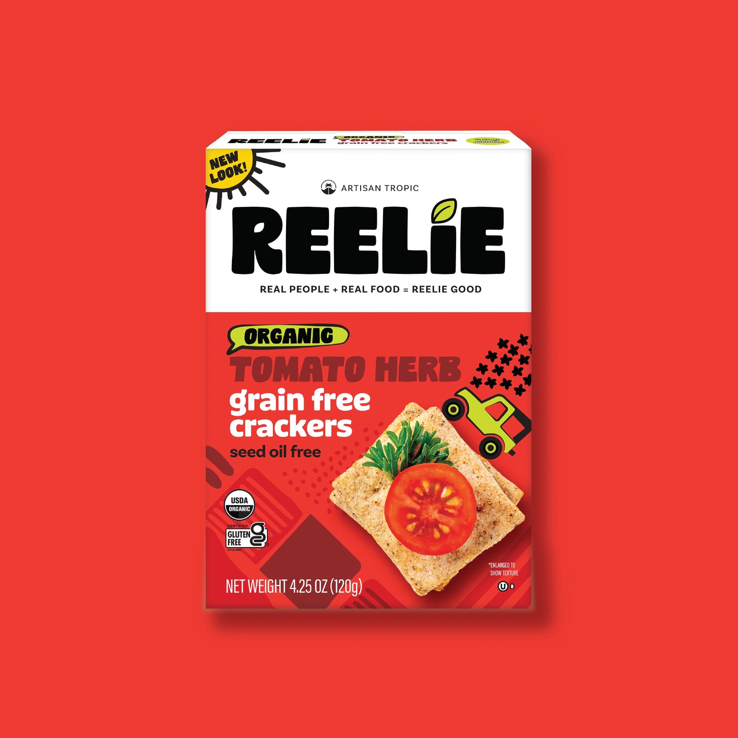 Grain-Free Tomato Herb Crackers [6-Pack]