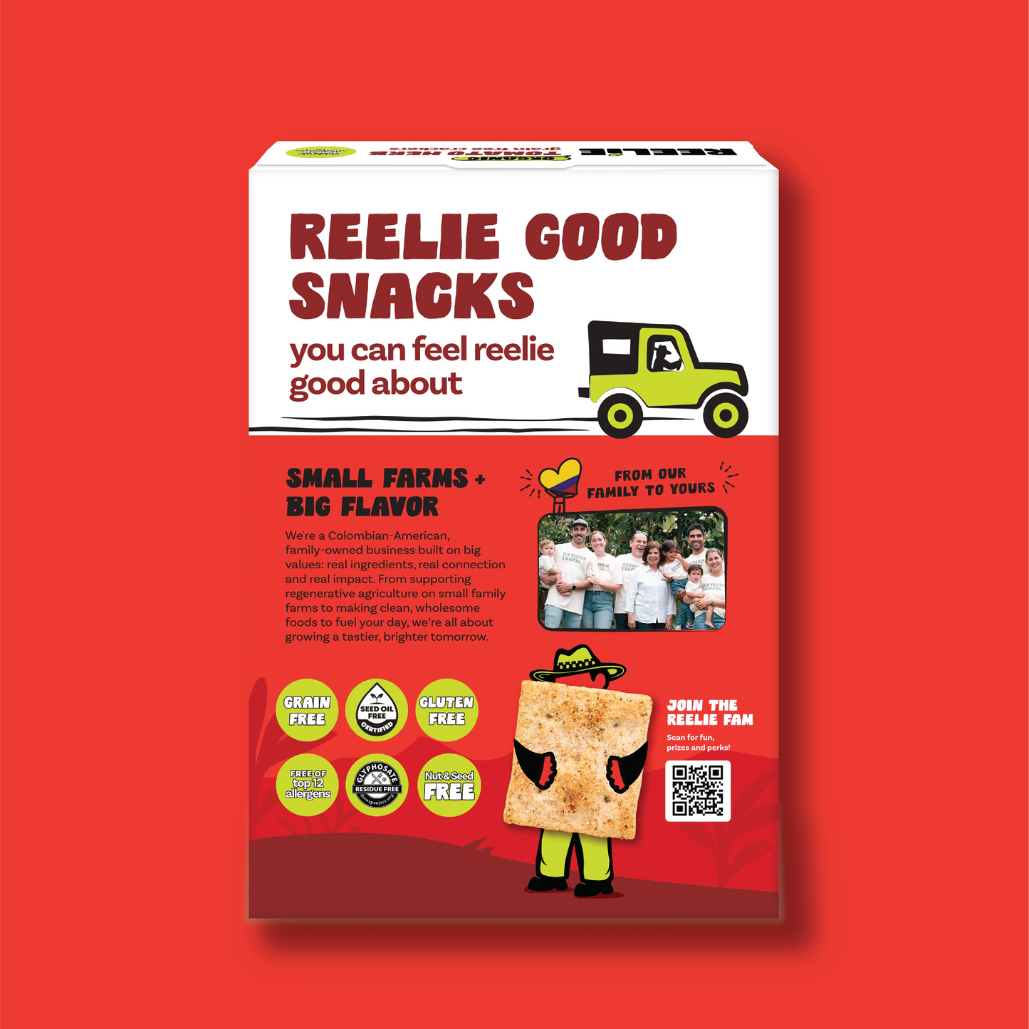 Grain-Free Tomato Herb Crackers [6-Pack]