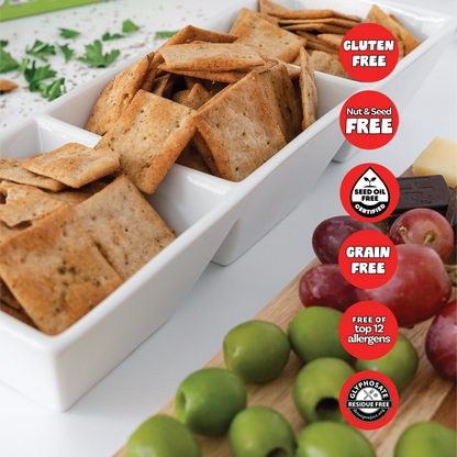 Grain-Free Tomato Herb Crackers [6-Pack]