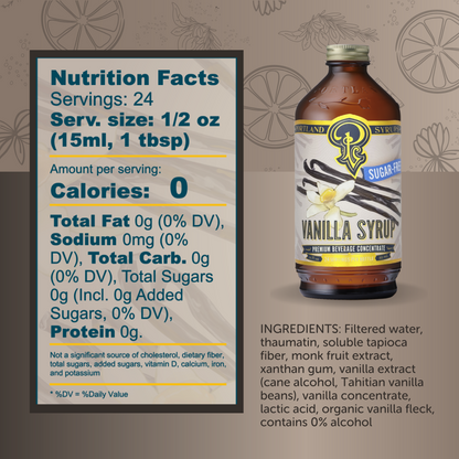 Sugar Free Vanilla Syrup